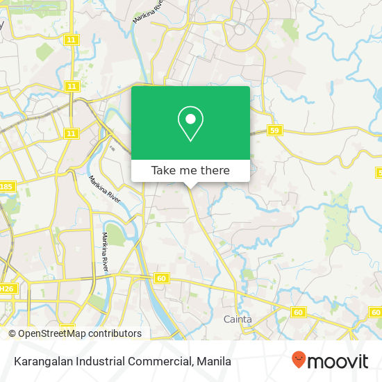 Karangalan Industrial Commercial map