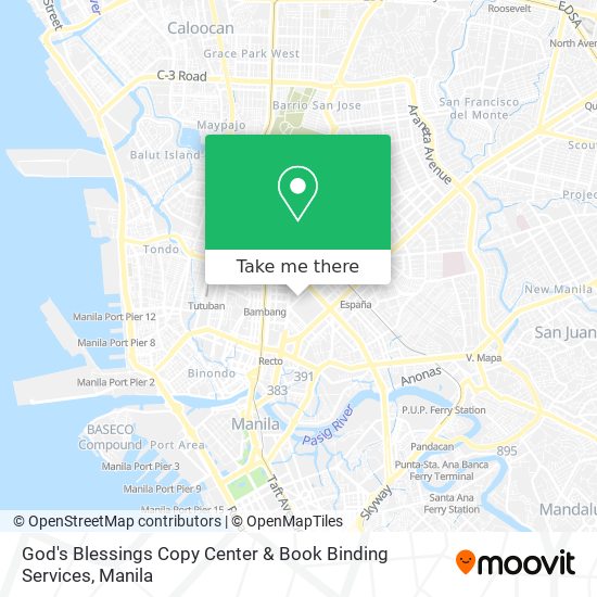 God's Blessings Copy Center & Book Binding Services map