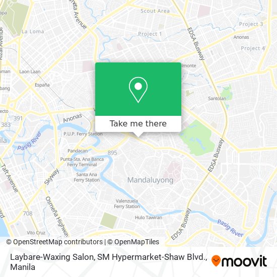 Laybare-Waxing Salon, SM Hypermarket-Shaw Blvd. map