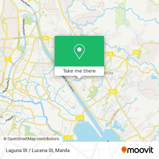 Laguna St / Lucena St map