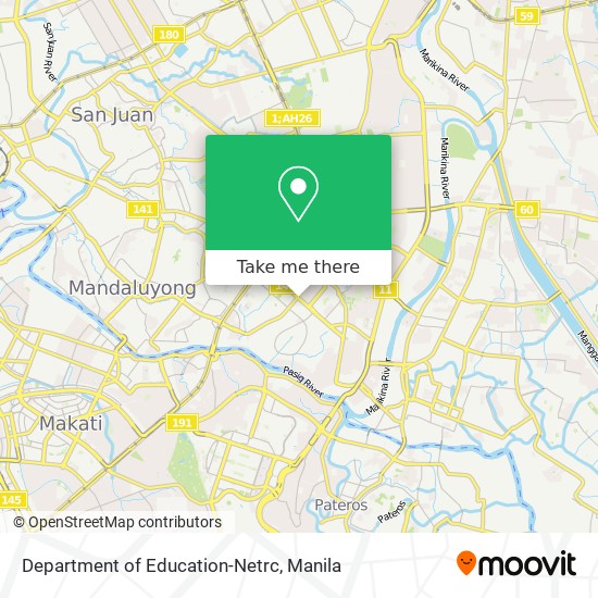 Department of Education-Netrc map