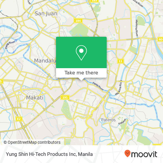 Yung Shin Hi-Tech Products Inc map