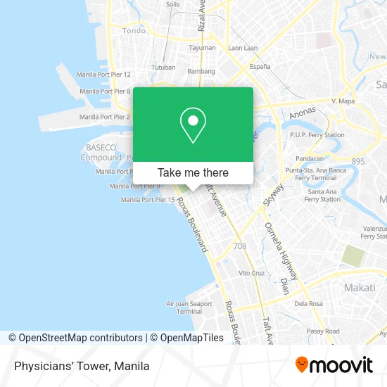 Physicians’ Tower map