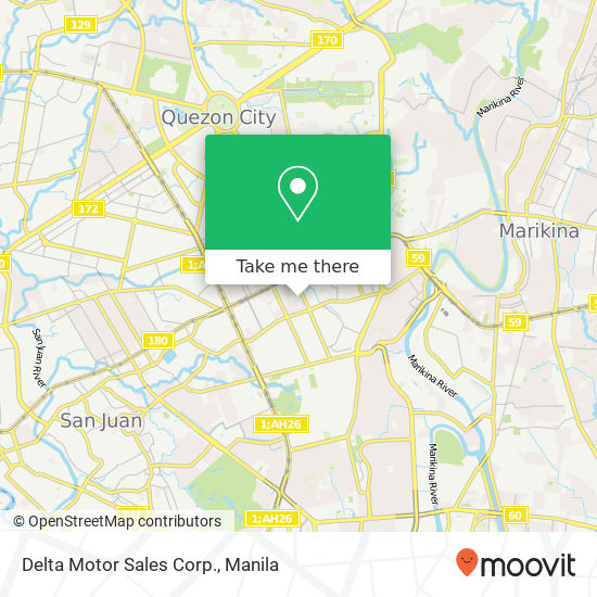 Delta Motor Sales Corp. map