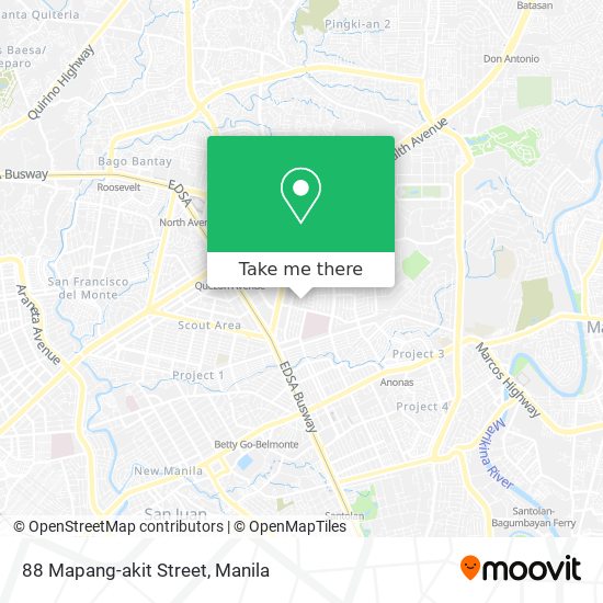 88 Mapang-akit Street map