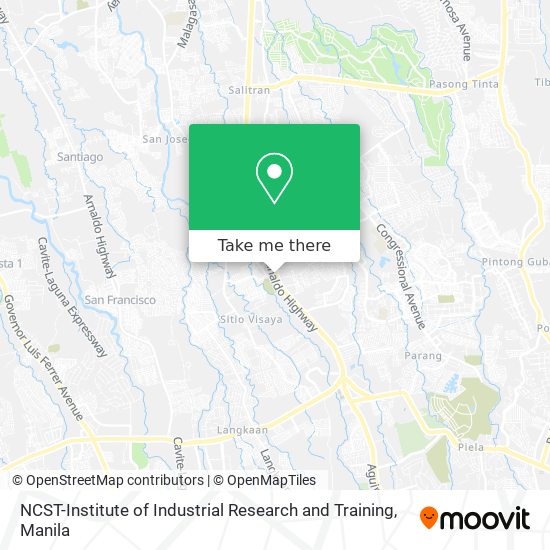 NCST-Institute of Industrial Research and Training map