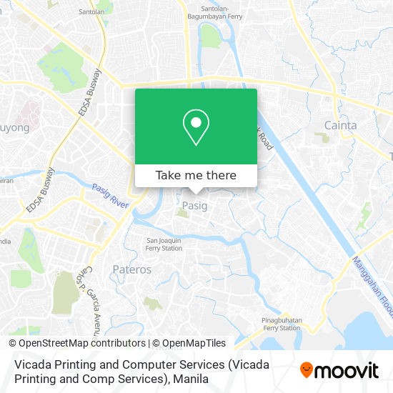 Vicada Printing and Computer Services map