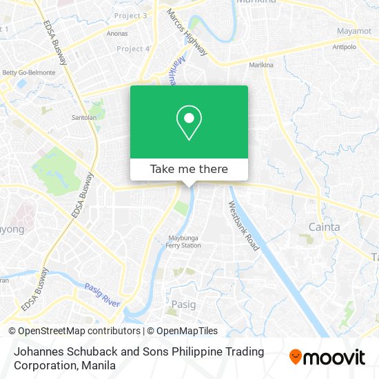 Johannes Schuback and Sons Philippine Trading Corporation map