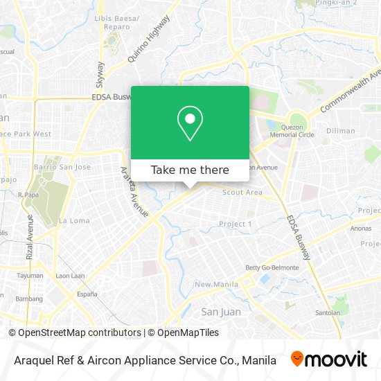 Araquel Ref & Aircon Appliance Service Co. map