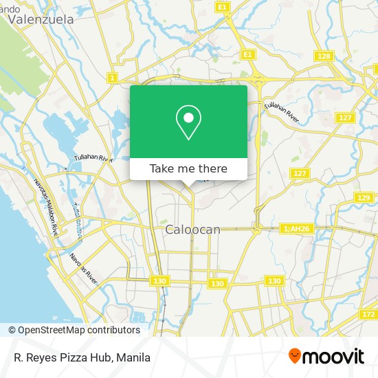 R. Reyes Pizza Hub map