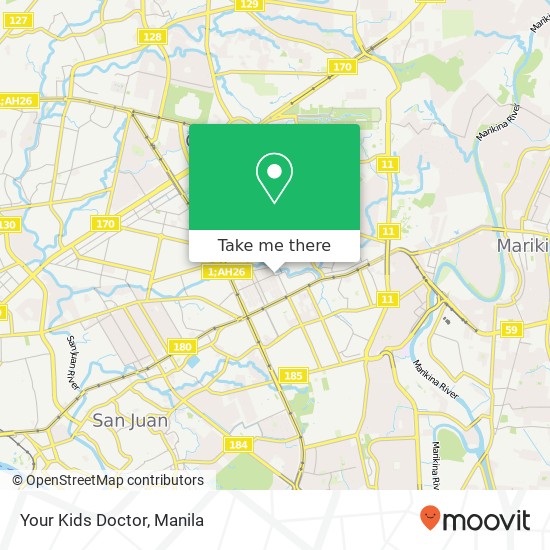 Your Kids Doctor map