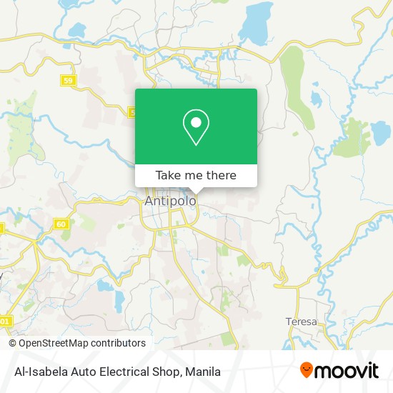 Al-Isabela Auto Electrical Shop map