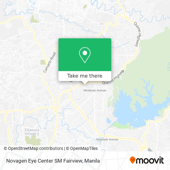 Novagen Eye Center SM Fairview map