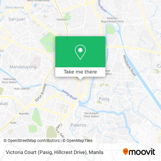 Victoria Court (Pasig, Hillcrest Drive) map