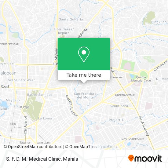 S. F. D. M. Medical Clinic map