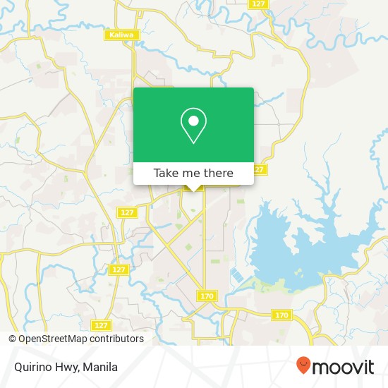 Quirino Hwy map