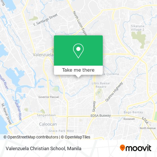 Valenzuela Christian School map