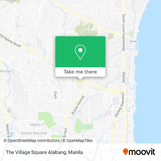 The Village Square Alabang map