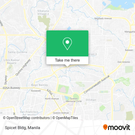 Spicet Bldg map