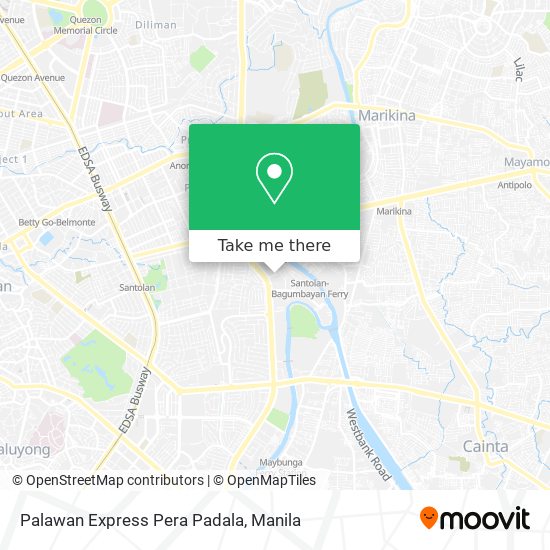 Palawan Express Pera Padala map