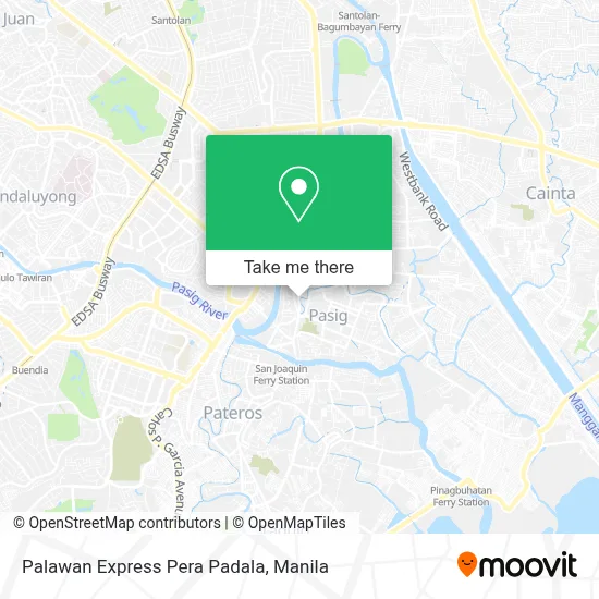 Palawan Express Pera Padala map
