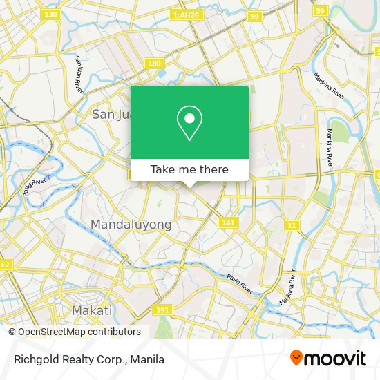 Richgold Realty Corp. map