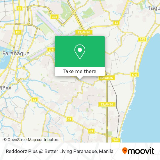 Reddoorz Plus @ Better Living Paranaque map