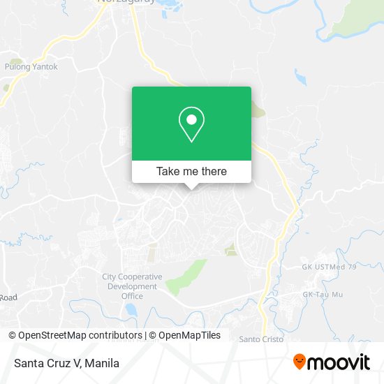 Santa Cruz V map