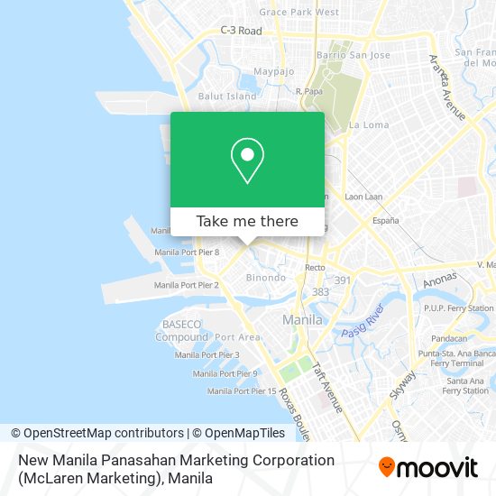 New Manila Panasahan Marketing Corporation (McLaren Marketing) map