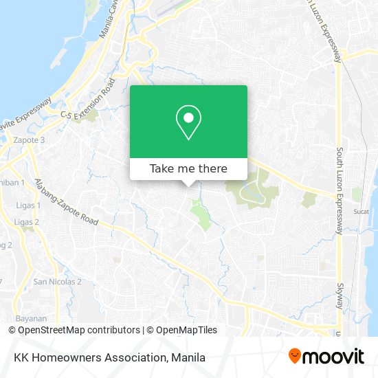 KK Homeowners Association map