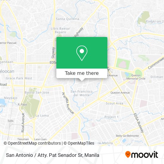 San Antonio / Atty. Pat Senador Sr map