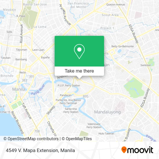 4549 V. Mapa Extension map