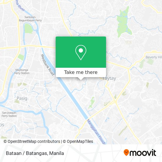 Bataan / Batangas map