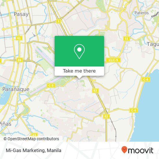 Mi-Gas Marketing map