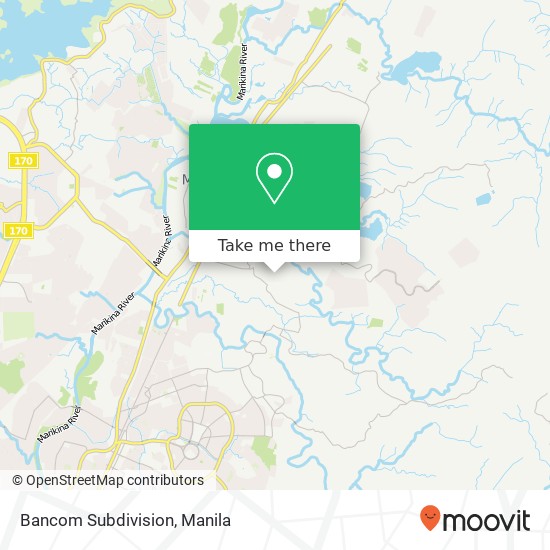 Bancom Subdivision map