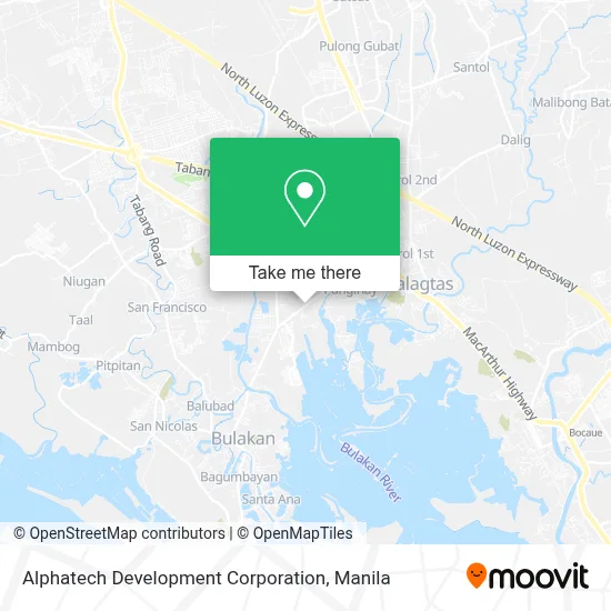 Alphatech Development Corporation map