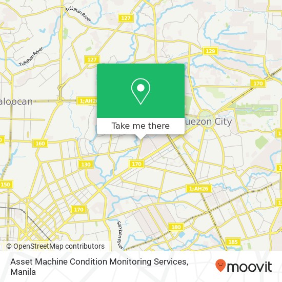 Asset Machine Condition Monitoring Services map