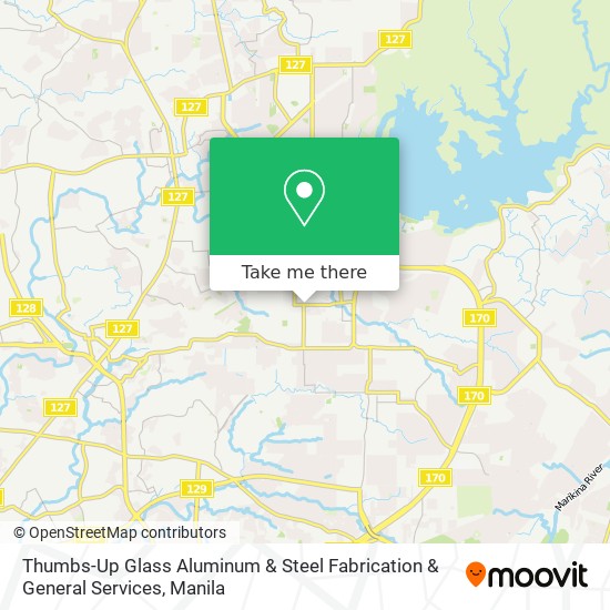 Thumbs-Up Glass Aluminum & Steel Fabrication & General Services map