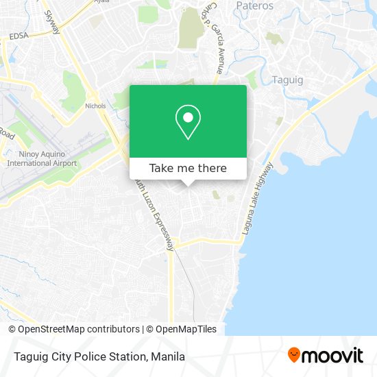 Taguig City Police Station map
