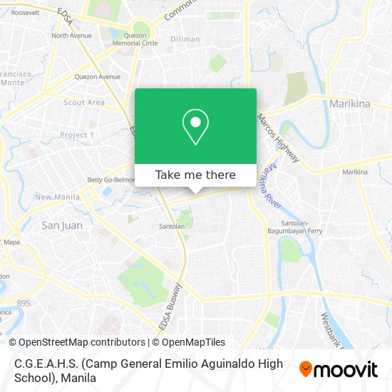 C.G.E.A.H.S. (Camp General Emilio Aguinaldo High School) map
