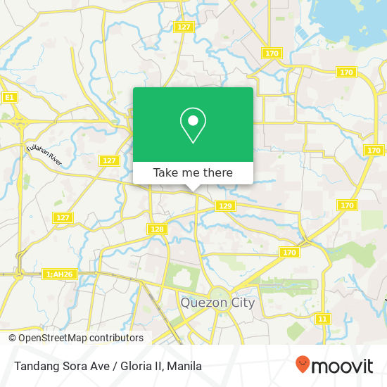 Tandang Sora Ave / Gloria II map