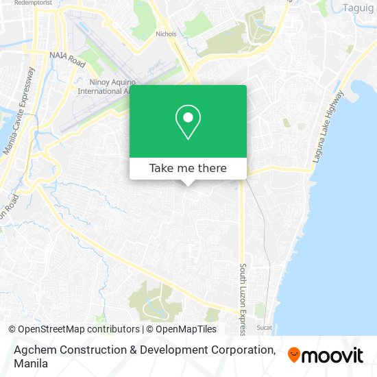 Agchem Construction & Development Corporation map