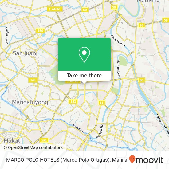 MARCO POLO HOTELS (Marco Polo Ortigas) map