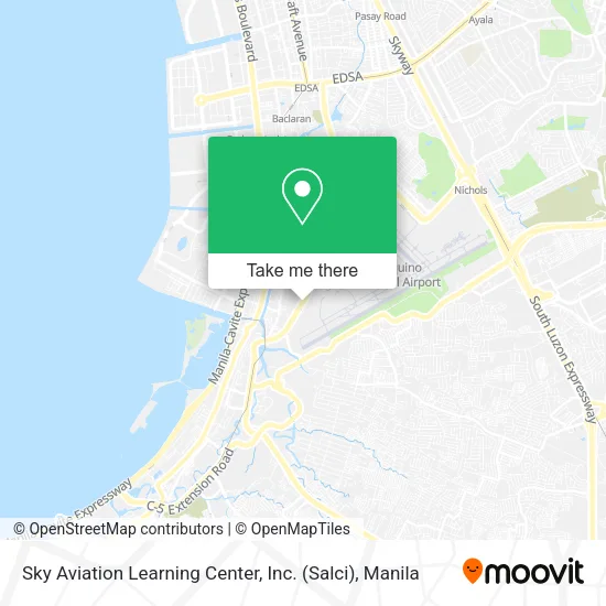 Sky Aviation Learning Center, Inc. (Salci) map
