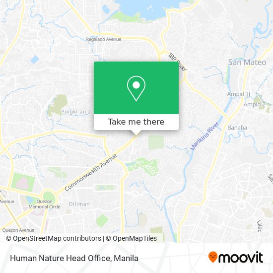 Human Nature Head Office map