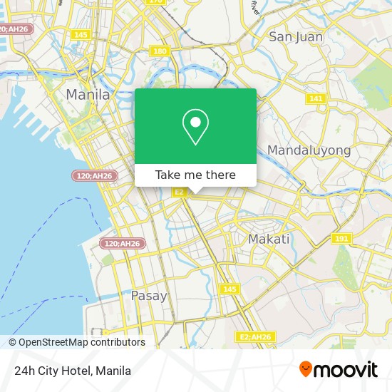 24h City Hotel map