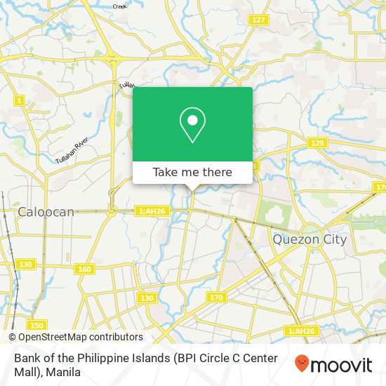 Bank of the Philippine Islands (BPI Circle C Center Mall) map