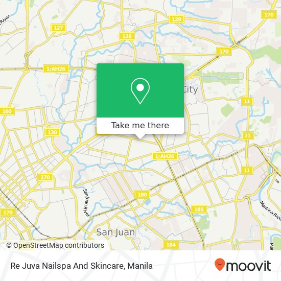 Re Juva Nailspa And Skincare map