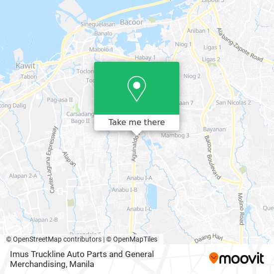 Imus Truckline Auto Parts and General Merchandising map