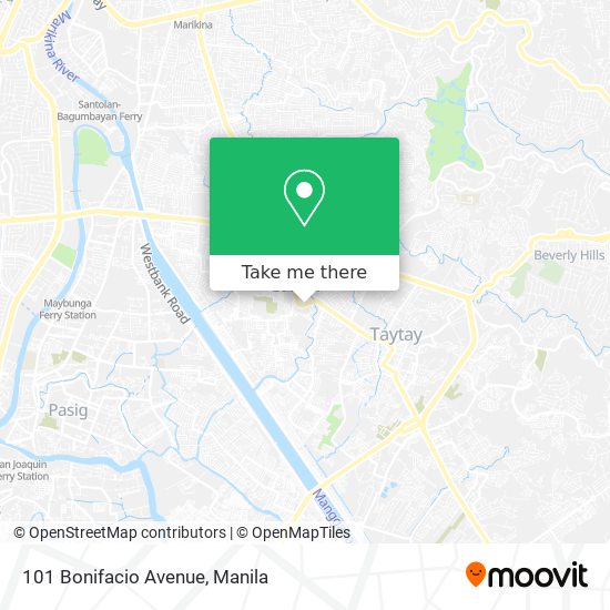 101 Bonifacio Avenue map